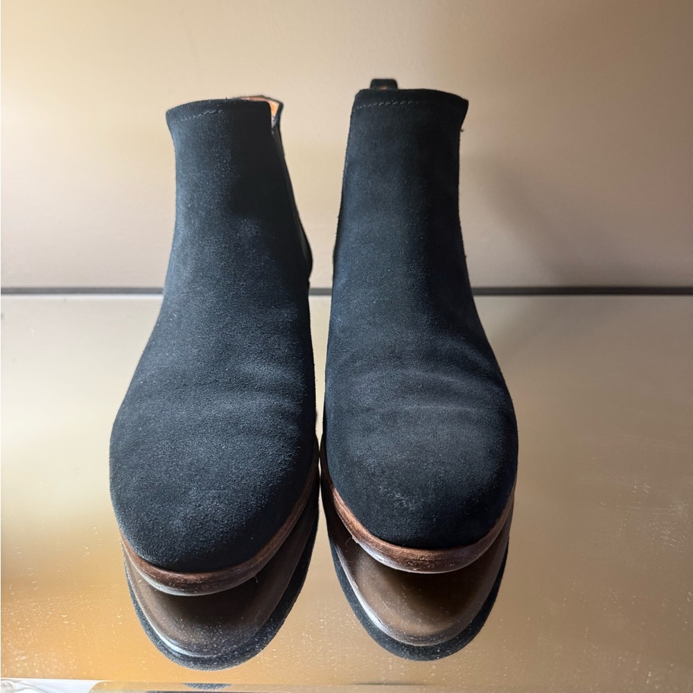 Alberto Fermani Black Suede Boots